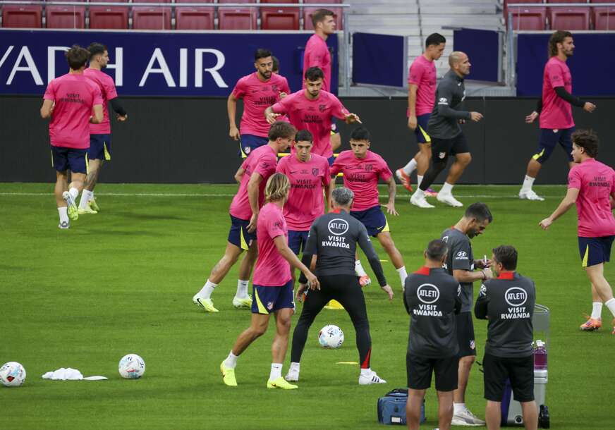 trening fudbalera Atletiko Madrid