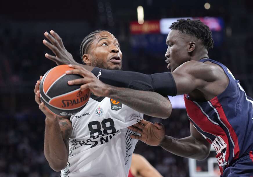 detalj sa meča Baskonija - Partizan