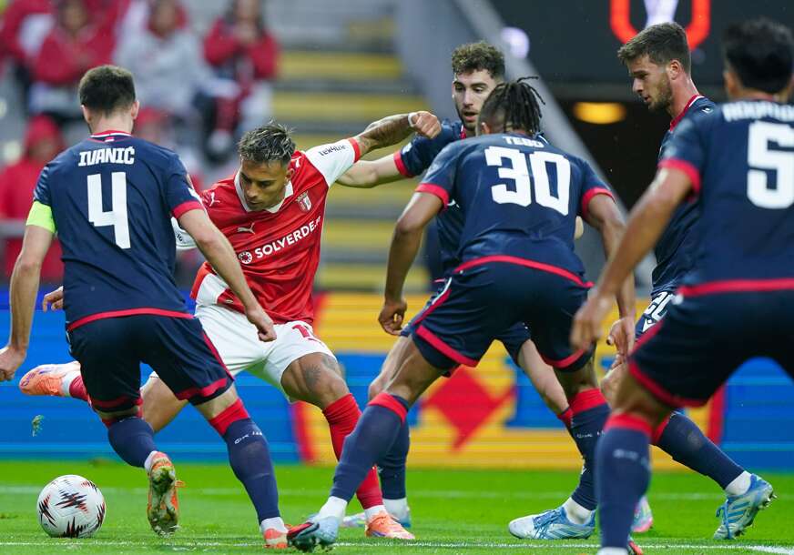 detalj sa meča Braga - Crvena zvezda