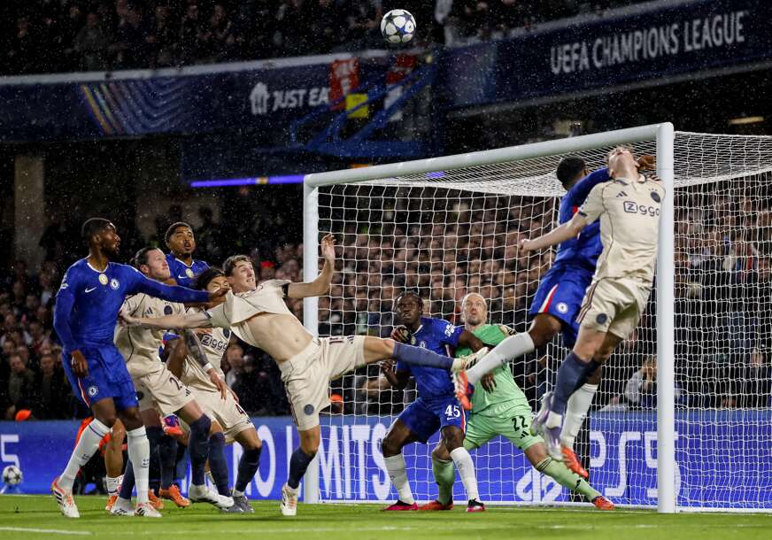 detalj sa utakmice Čelsi - Ajaks