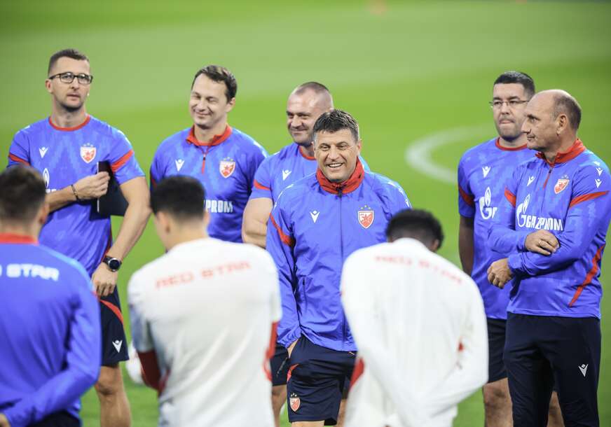 trening fudbalera Crvene zvezde