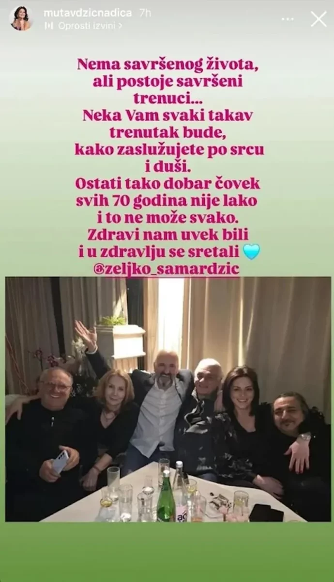 FOTO: MUTAVDZICNADICA / INSTAGRAM