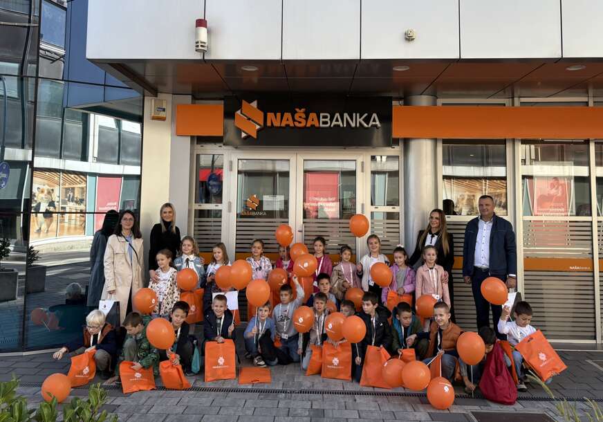 Naša Banka a.d. Banja Luka u društvu mališana obilježila Svjetski dan štednje