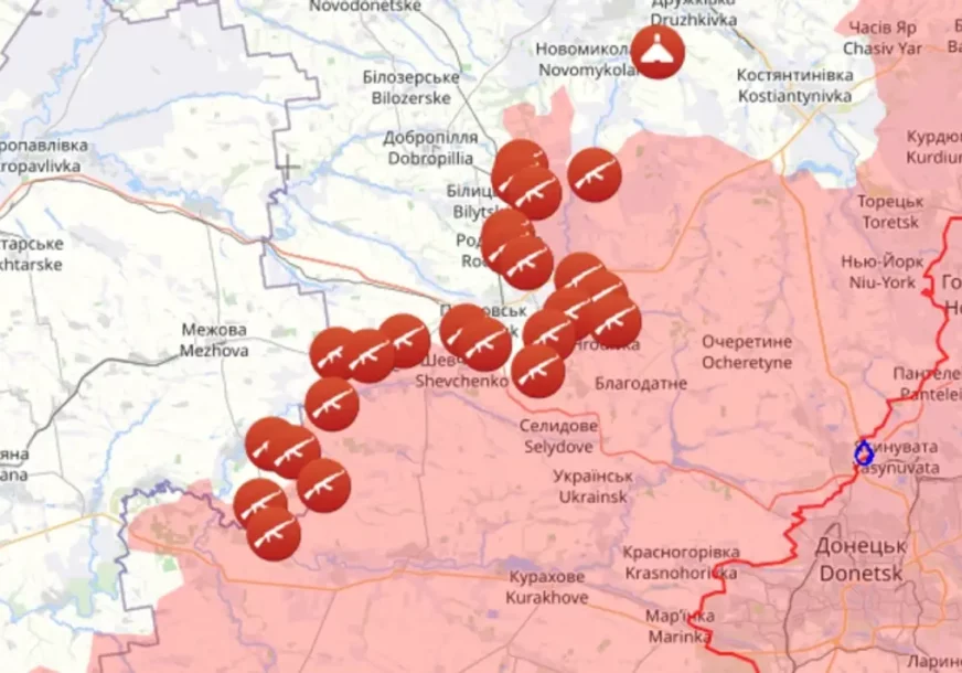(MAPA) Premiještanje trupa dovelo do panike u Kijevu: Izvještaji sa krvavog ukrajinskog fronta UPALILI ALARM
