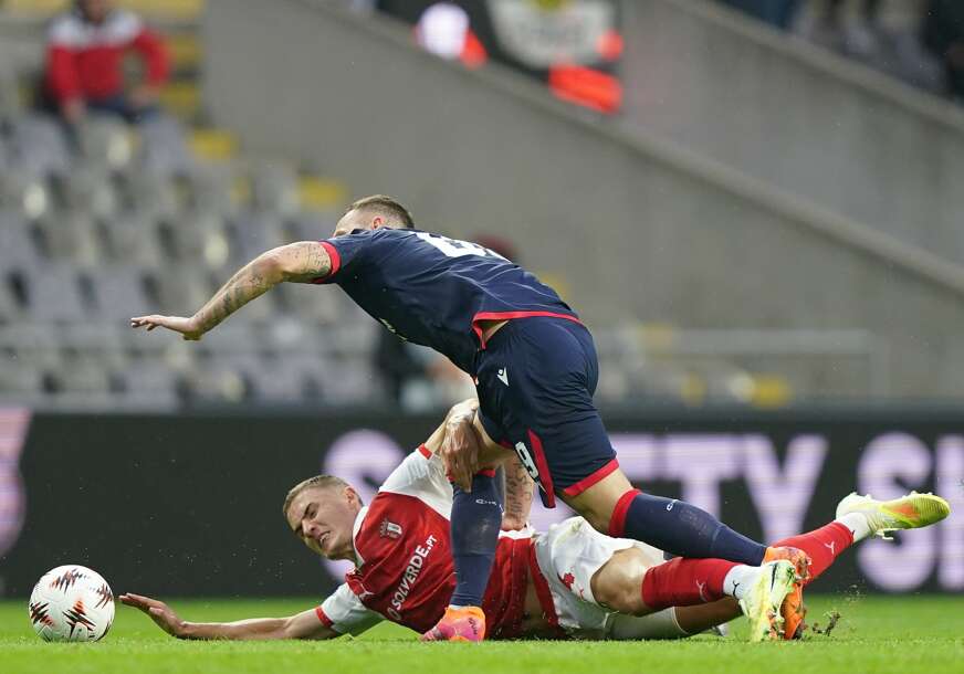 Marko Arnautović u utakmici protiv Brage