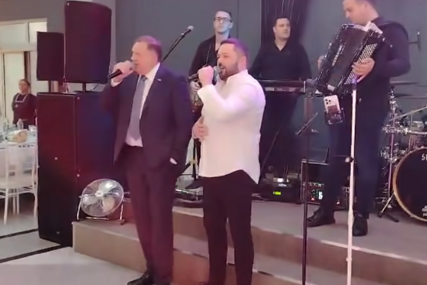 (VIDEO, FOTO) Aplauz za Dodika: Zapjevao na veselju, a evo uz koji poznati hit je pustio glas