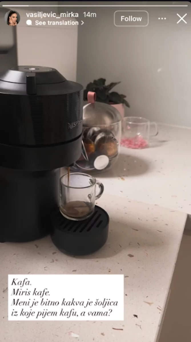 FOTO: MIRKA VASILJEVIĆ / INSTAGRAM/SCREENSHOT