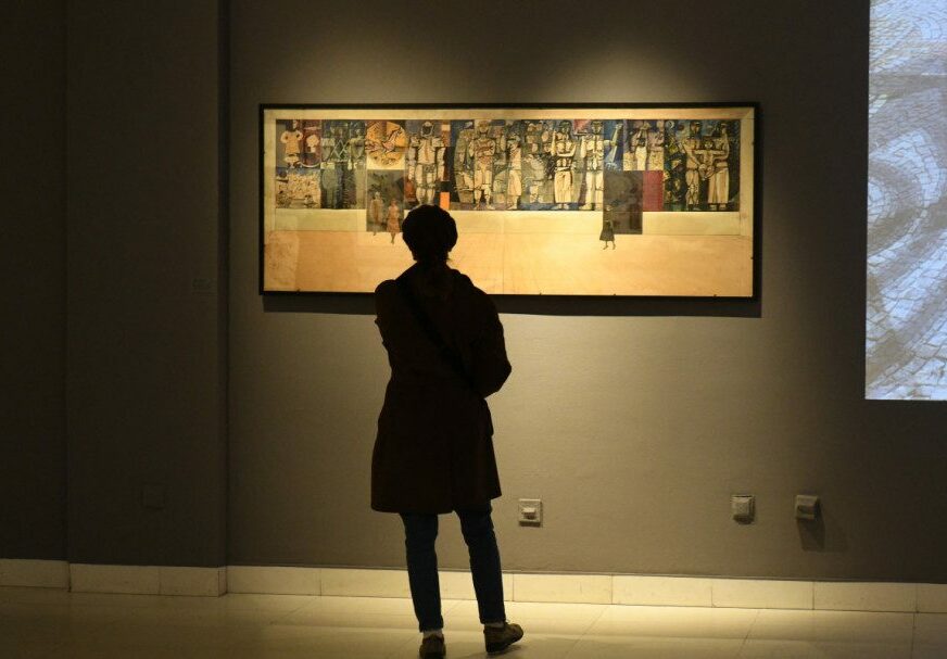 Mladen Srbinović u Galeriji SANU