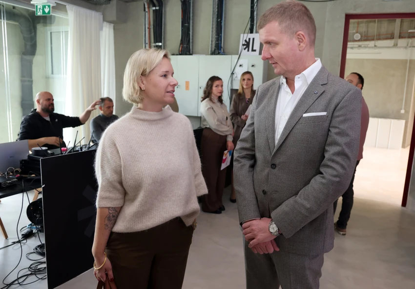 Ringier AI predavanja, Ladina Heimgartner (Head of Media & CEO Ringier Media Switzerland) Ringier AG i Sreten Radović (direktor Blic TV)