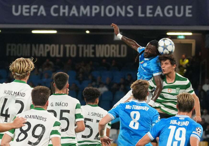 detalj iz susreta Napoli - Sporting