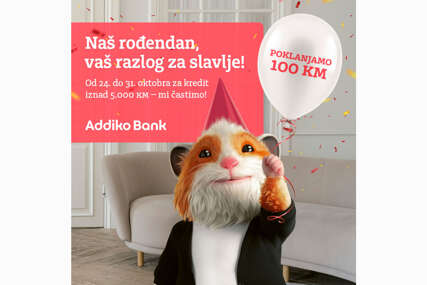 "Naš rođendan, vaš razlog za slavlje" Addiko Banka Banja Luka nagrađuje klijente povodom 9. rođendana