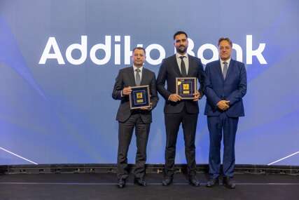 (FOTO) Uspjeh za ponos: Addiko banka osvojila priznanje "Zlatni BAM" za postignuti kvalitet u digitalizaciji bankarskih usluga