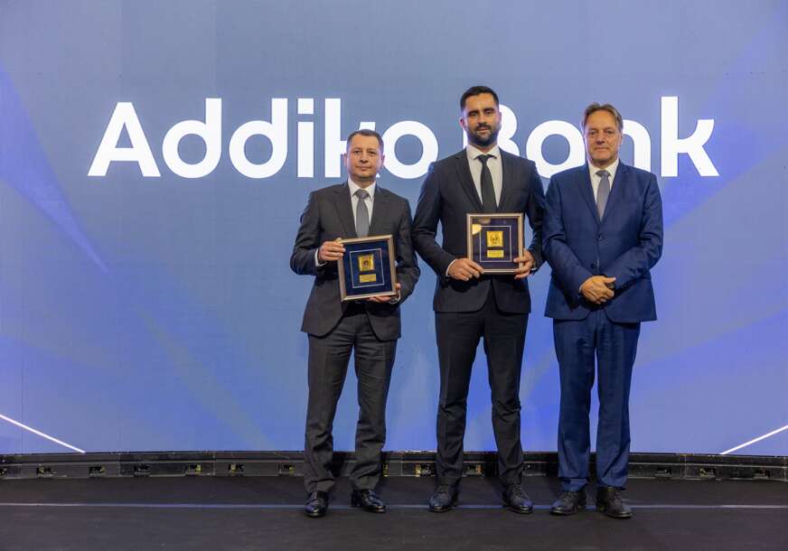 (FOTO) Uspjeh za ponos: Addiko banka osvojila priznanje "Zlatni BAM" za postignuti kvalitet u digitalizaciji bankarskih usluga