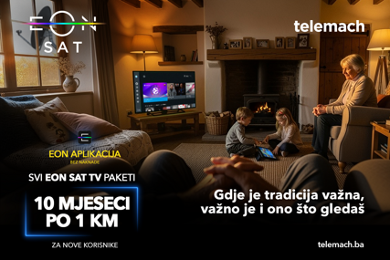 Ušteda veća od 285 maraka: Svi EON SAT TV paketi - 10 mjeseci po 1 KM