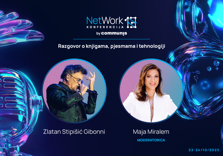 Gibonni na NetWork 13 konferenciji, razgovor o knjigama, pjesmama i tehnologiji