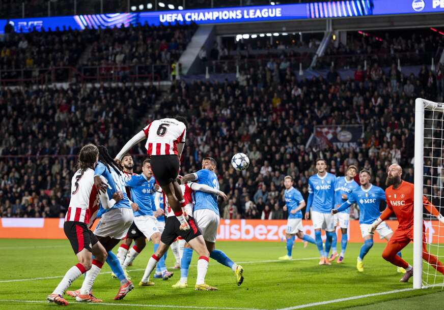 detalj sa meča PSV - Napoli