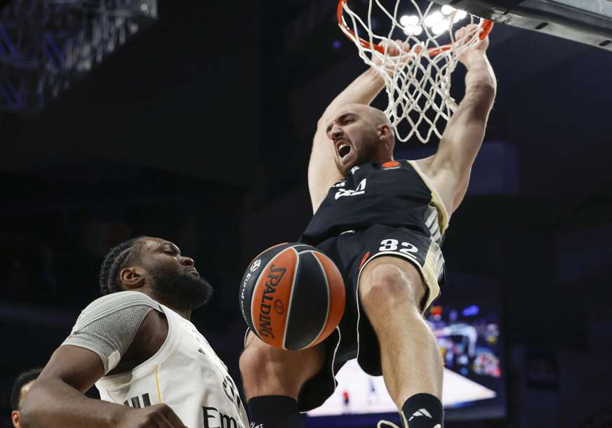 detalj sa košarkaškog meča Real - Asvel