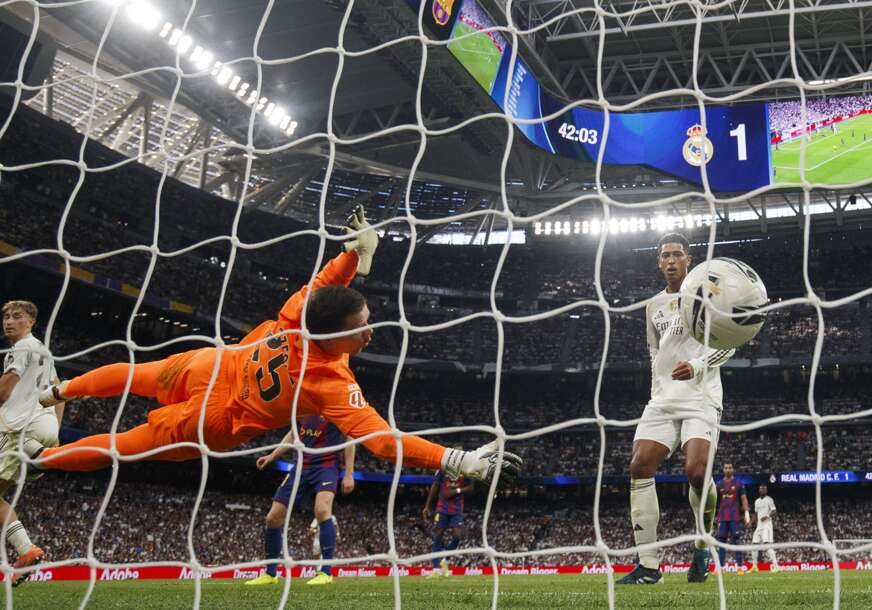 detalj sa meča Real Madrid - Barselona