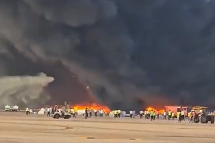 (VIDEO, FOTO) DETALJI POŽARA NA AERODROMU Jezivi prizori dolaze iz Dake