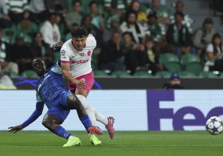 detalj sa utakmice Sporting - Olimpik Marsej