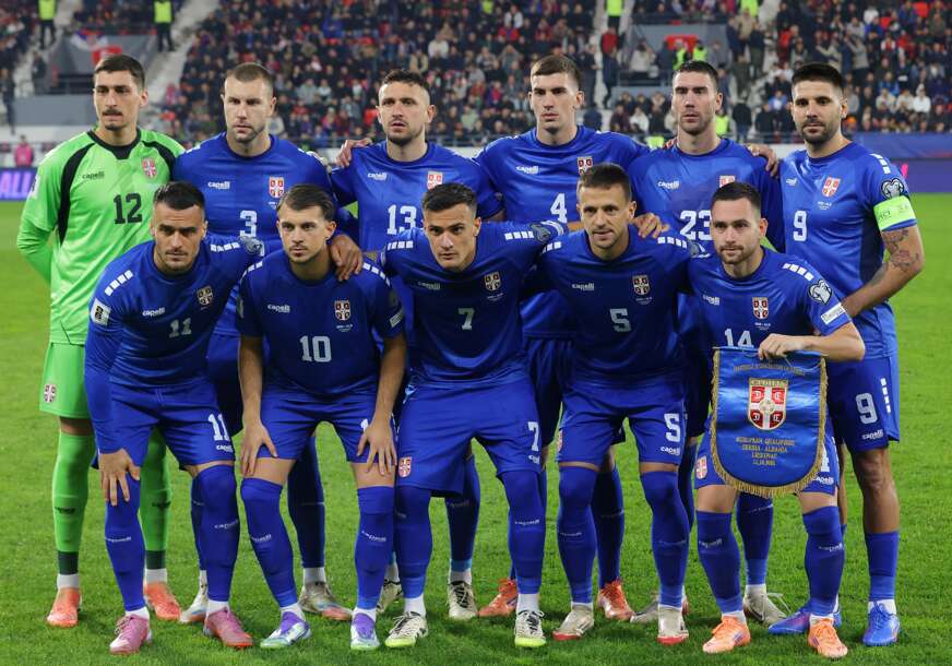 reprezentacija Srbije u meču s Albanijom