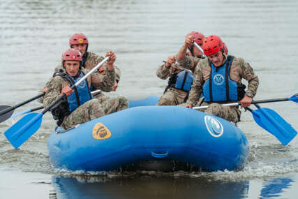 takmičenje "Žandarmerijskog višeboja" u Zalužanima kod Banjaluke.