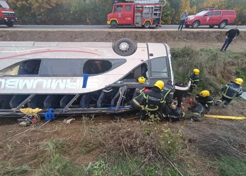 prevrtanje autobusa 