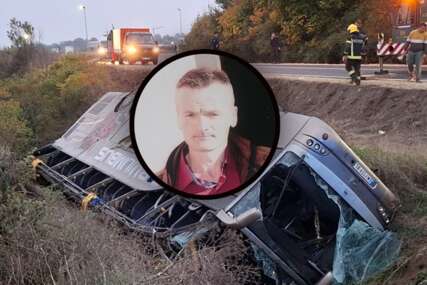 "ZAUVIJEK ĆU TE OSTATI ŽELJAN, OČE MOJ" Ovo je Vidoje koji je stradao u prevrtanju autobusa, njegov sin slomljen od bola