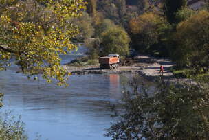 Vrbas šetalište betonizacija, izgradnja