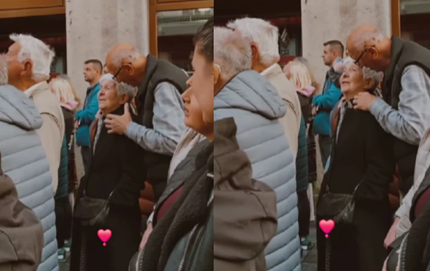 (VIDEO) "Ljubav i pažnja su uvijek u modi" Djed i baka na skupu za Halida privukli pažnju obostranim emocijama