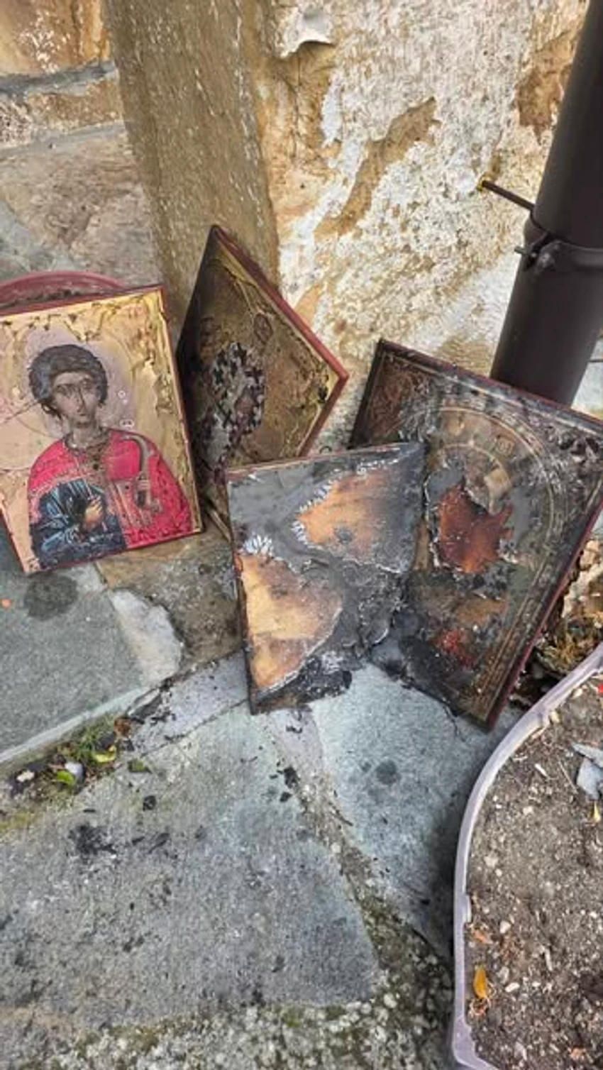 Manastir Uspenja Presvete Bogorodice, požar