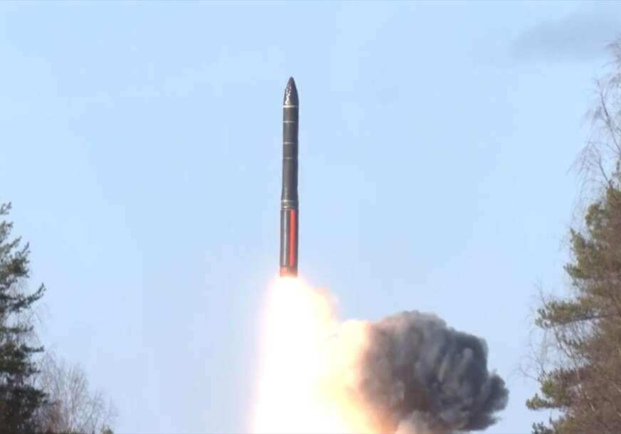 Testiranje ruske rakete