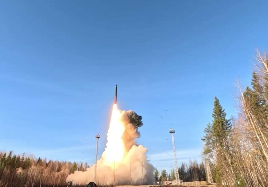 Testiranje ruske rakete