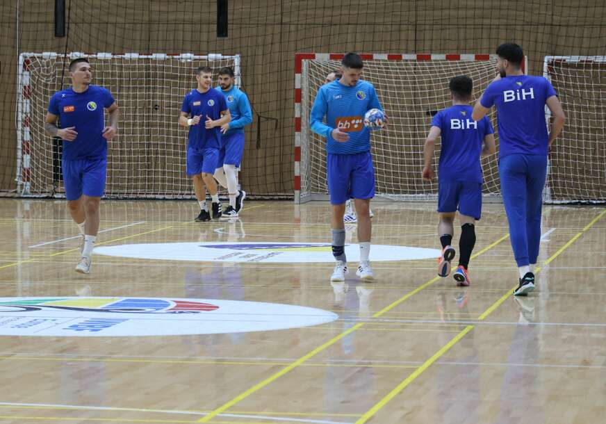 trening rukometne reprezentacije BiH