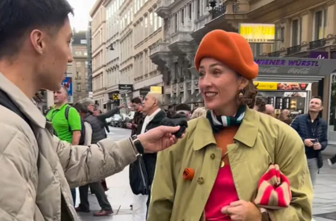 (VIDEO) Srpkinja u Beču IZAZVALA ODUŠEVLJENJE: Tiktoker progovorio na srpskom, kada mu je mlada dama rekla odakle dolazi