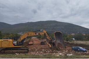 trebinje , radovi na obilaznici 01 