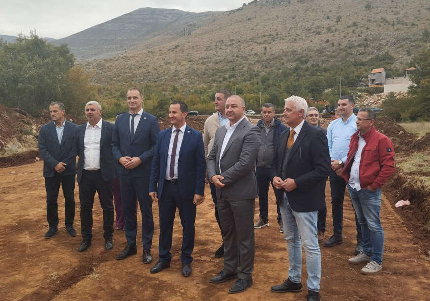 trebinje , radovi na obilaznici 01 