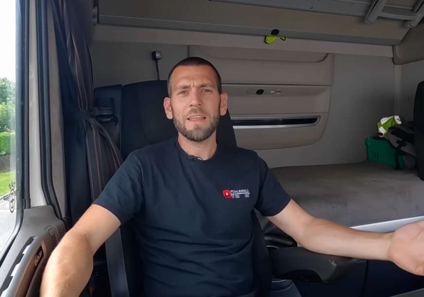 (VIDEO) "Ovo je odlično, razmišljam o promjeni karijere" Vozač kamiona izvadio platni list i pokazao KOLIKO ZARAĐUJE