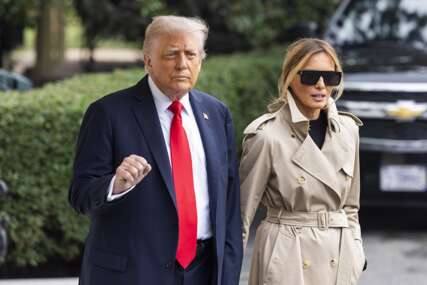 (FOTO) MODNA IKONA Melanija Tramp novom odjevnom kombinacijom oduševila javnost, svi gledaju u njen kaput
