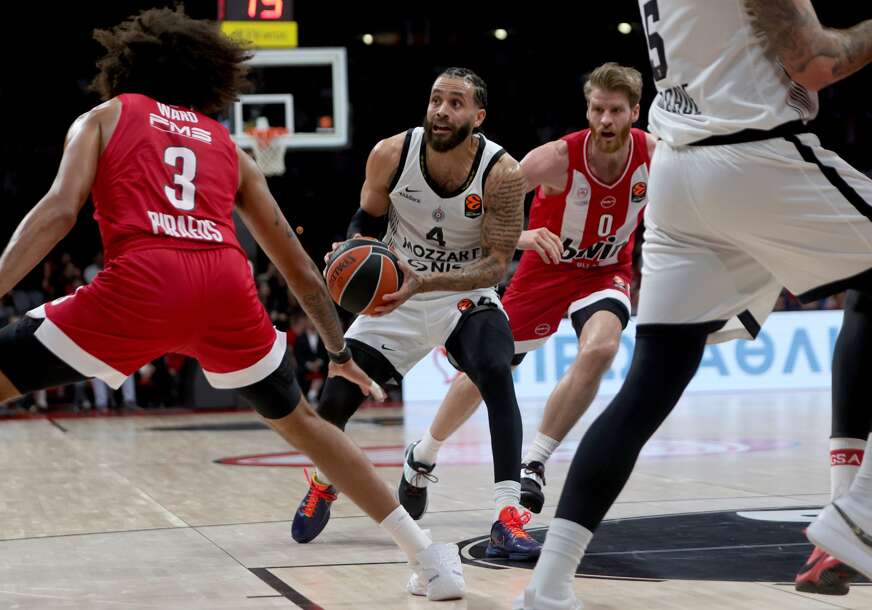 Crno-bijeli prosuli pobjedu: Partizan poražen od Olimpijakosa u Pireju