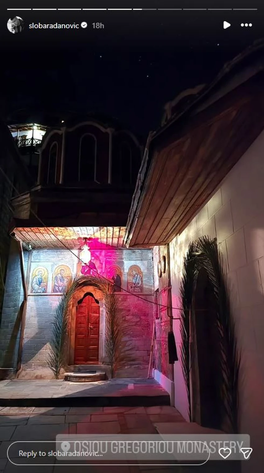 sloba radanović posjetio svetu goru