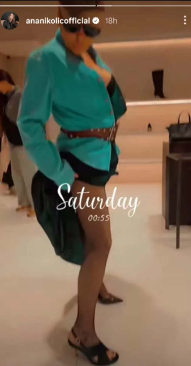 FOTO: ANANIKOLICOFFICIAL/INSTAGRAM/SCREENSHOT