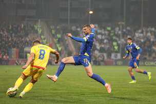 detalj iz meča BiH - Rumunija