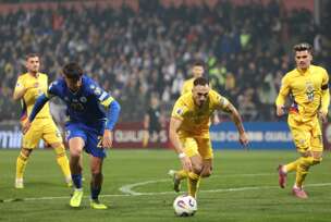 detalj iz meča BiH - Rumunija