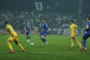 Benjamin Tahirović u meču sa Rumunijom