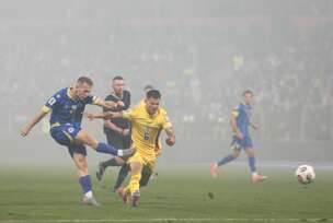 detalj iz meča BiH - Rumunija