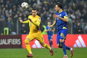Haris Tabaković u meču s Rumunijom