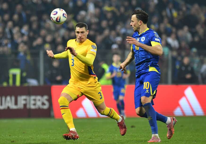 Haris Tabaković u meču s Rumunijom