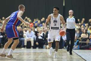 detalj sa košarkaškog meča BiH - Srbija