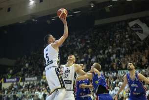 detalj sa košarkaškog meča BiH - Srbija